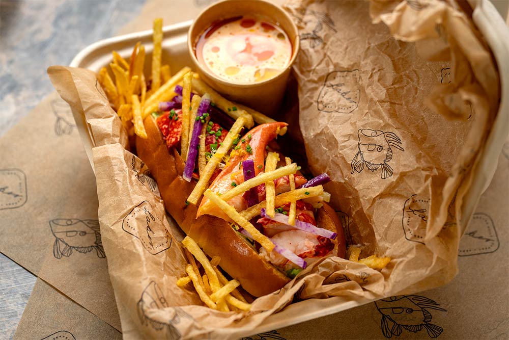 tallyman canary wharf lobster roll