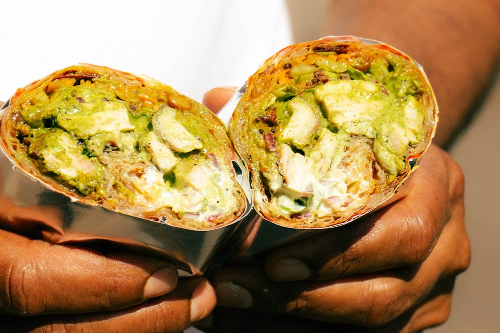 Tamila are popping up in London Fields for a weekend of roti wraps