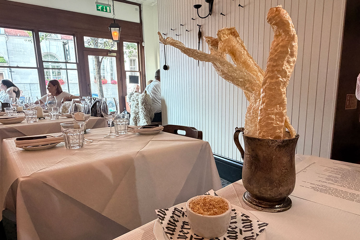 Test Driving Tavern, a modern Shoreditch spot with foot-long pork scratchings and perfect dessert bites
