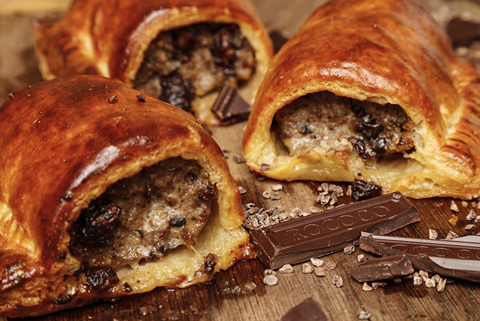 The Ginger Pig chocolate Sausage Roll