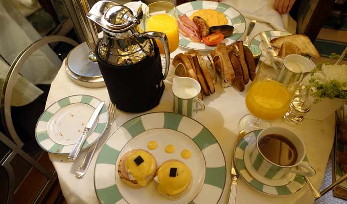 Breakfast at Claridges