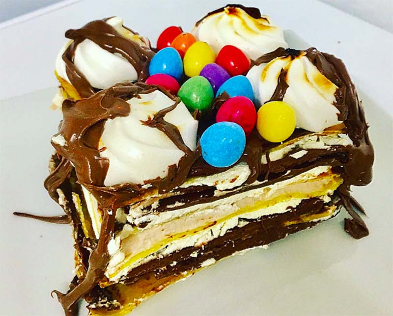 Nutella Lasagna at Mr Lasagna