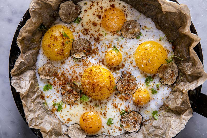 Eggs and truffle at Sartoria