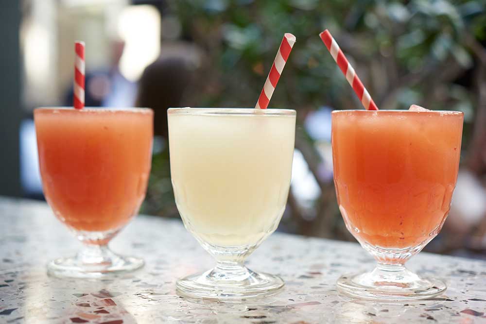 prosecco slushy at pastaio