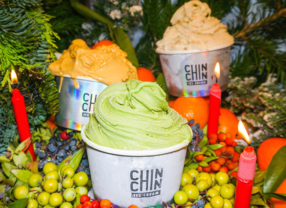 Turkey ice-cream from Chin Chin