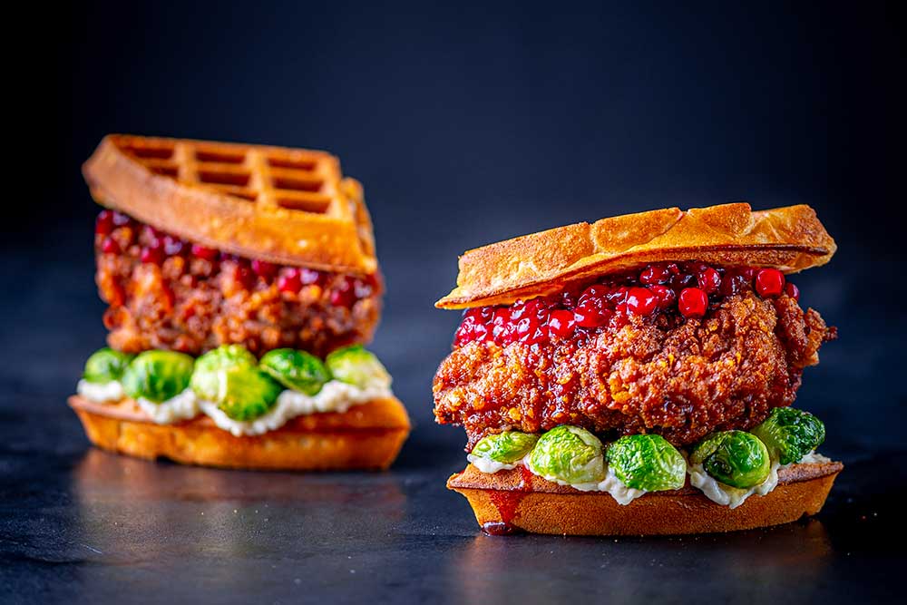Turkey and waffles from Dirty Bones