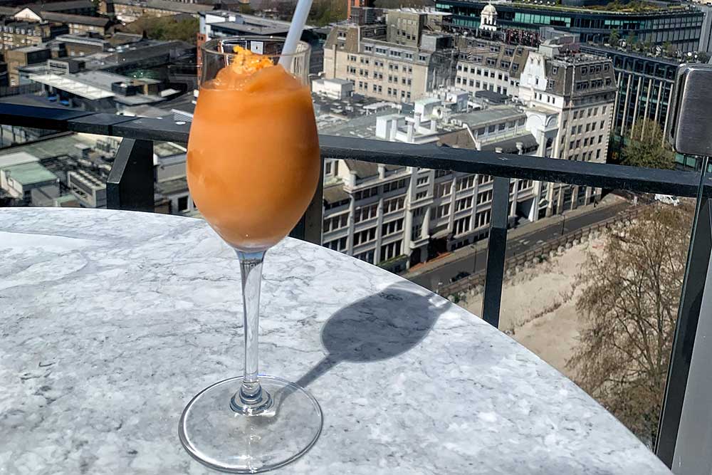 frozen cocktails at seabird