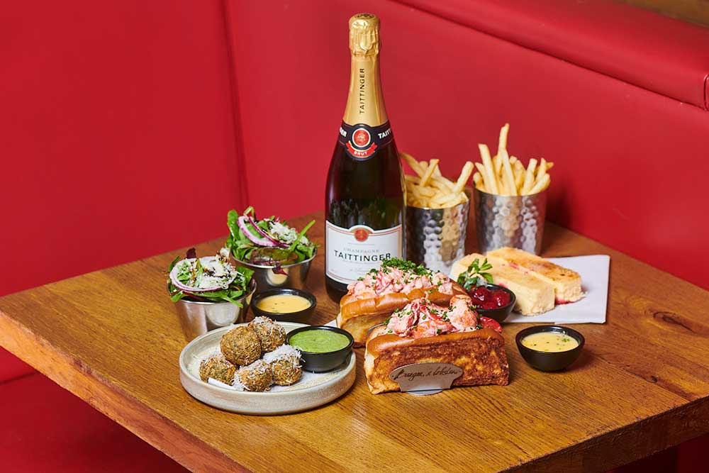 Burger & Lobster New Year's Eve delivery box london