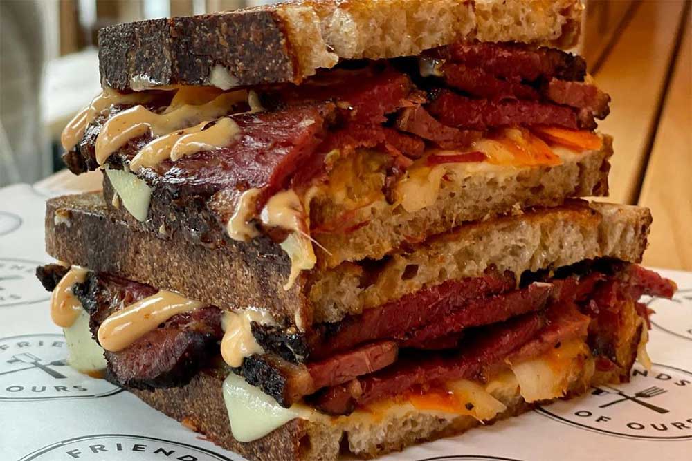 london's best sandwiches being delivered