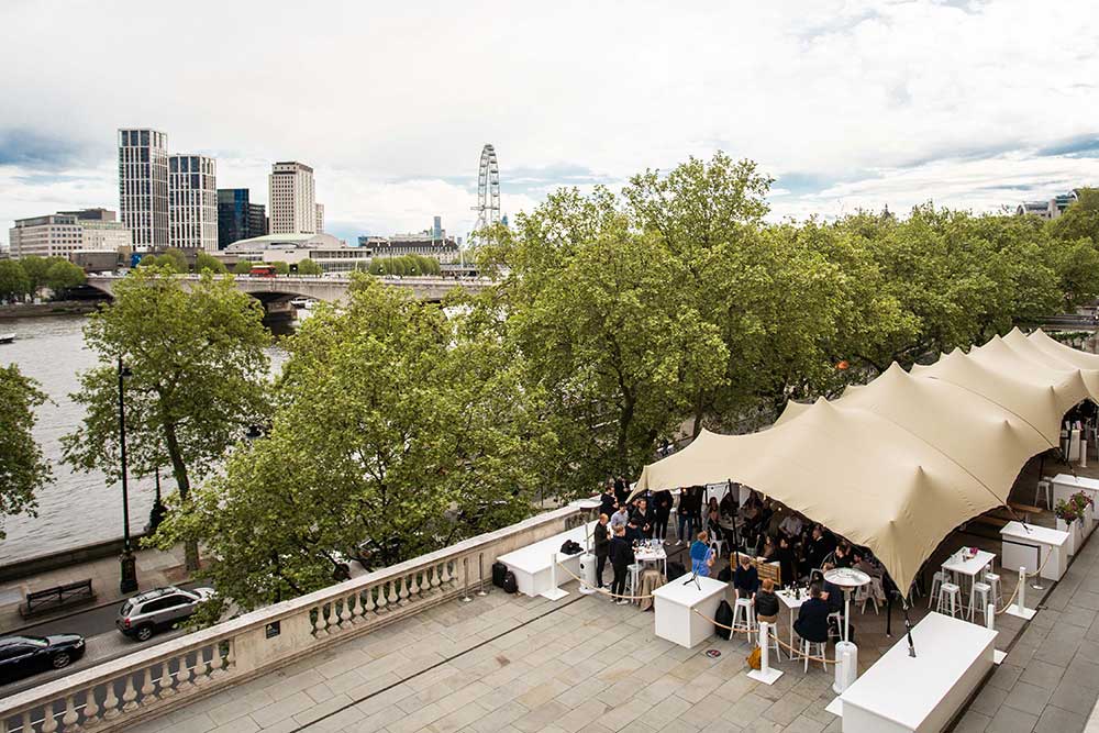 The Somerset House Terrace Bar with San Miguel