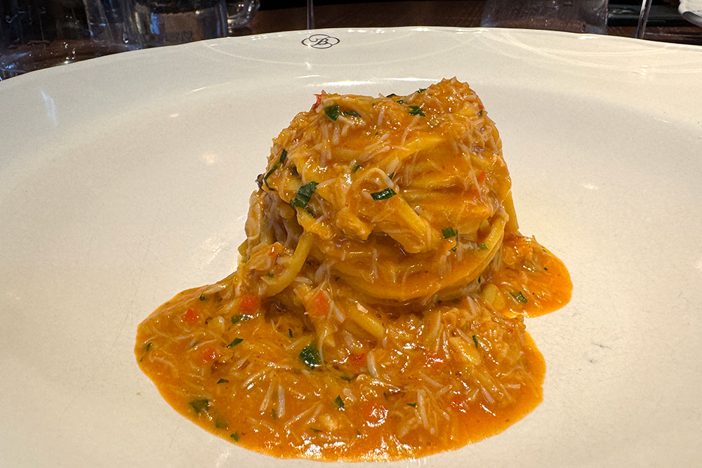 The Belvedere (Holland Park) - Spaghetti alla Chitarra with Cornish crab