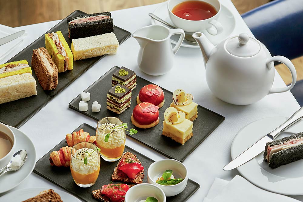 Harvey Nichols afternoon tea