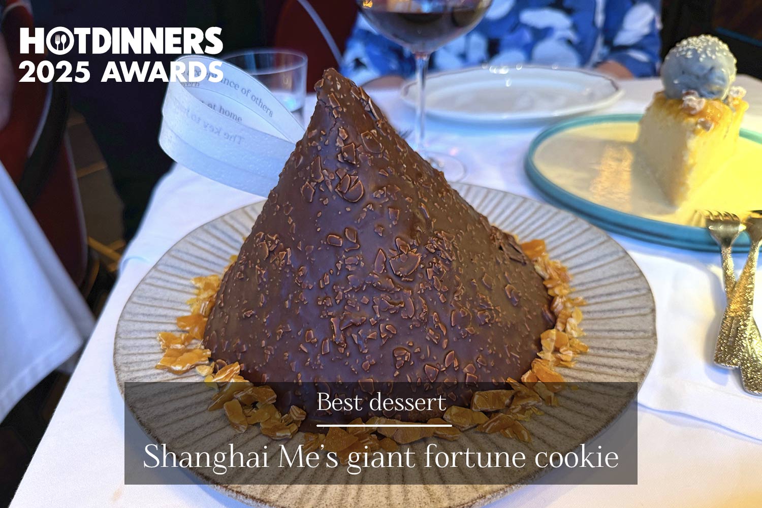 Best dessert - Shanghai Me's giant fortune cookie
