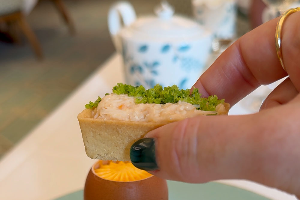 Fortnum & Mason (Piccadilly) Portland crab tart