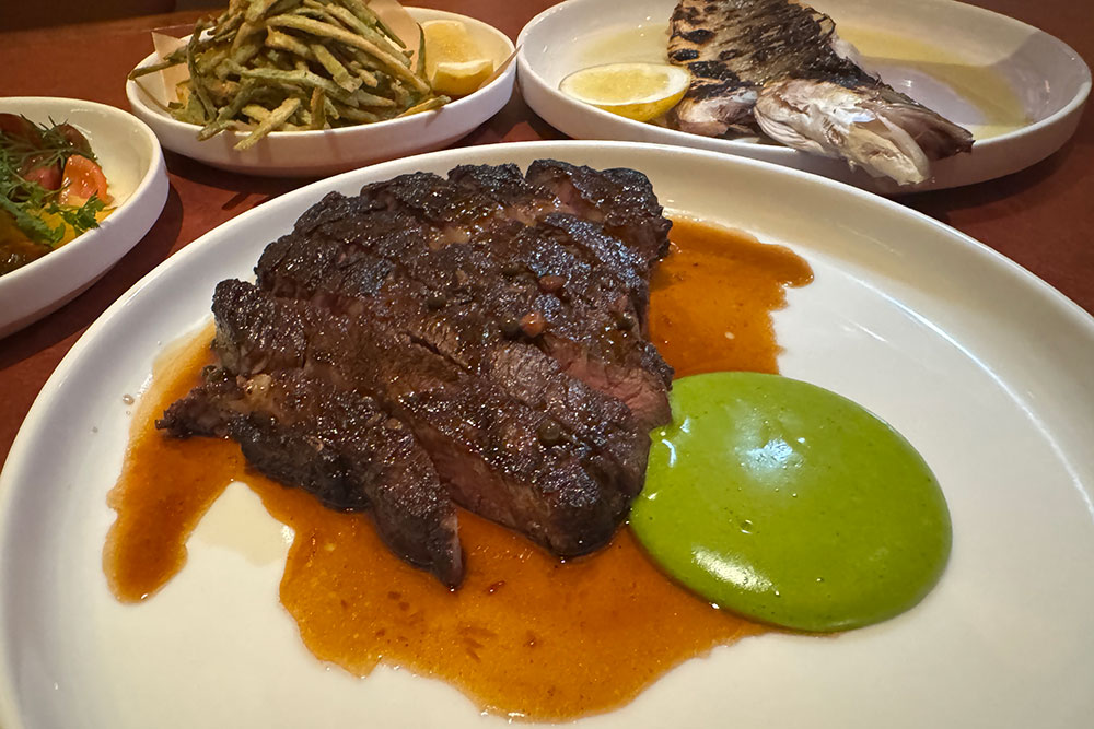 wildfarmed steak at town in covent garden