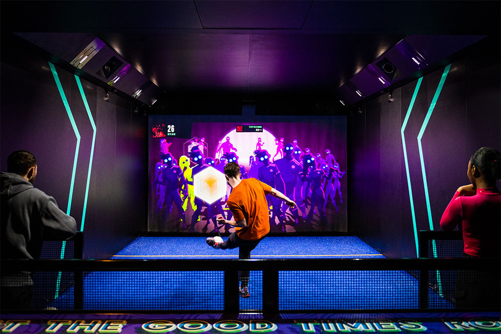 bars with games for groups in london