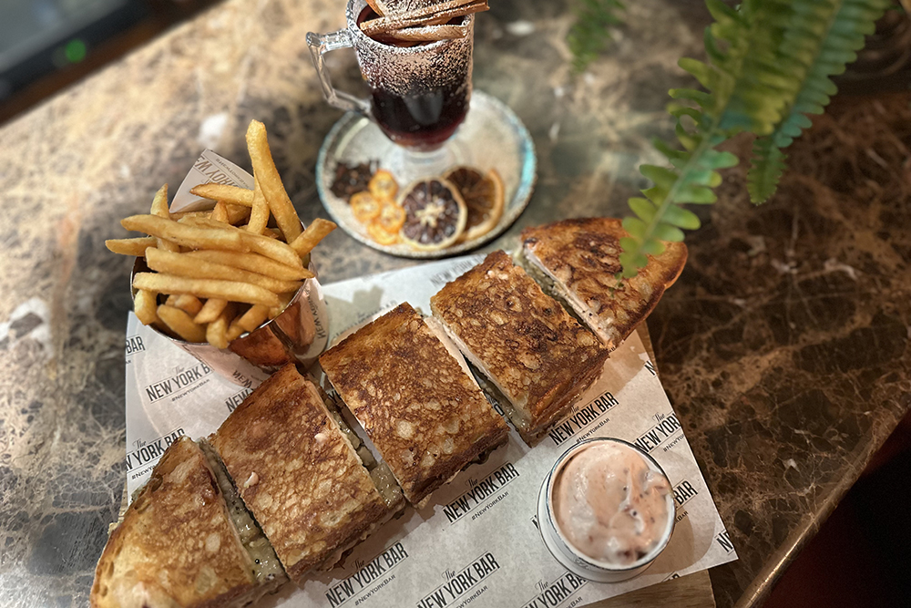 London Christmas sandwich - The New York Bar Christmas Sandwich