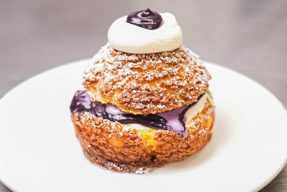 Ube choux at Donia