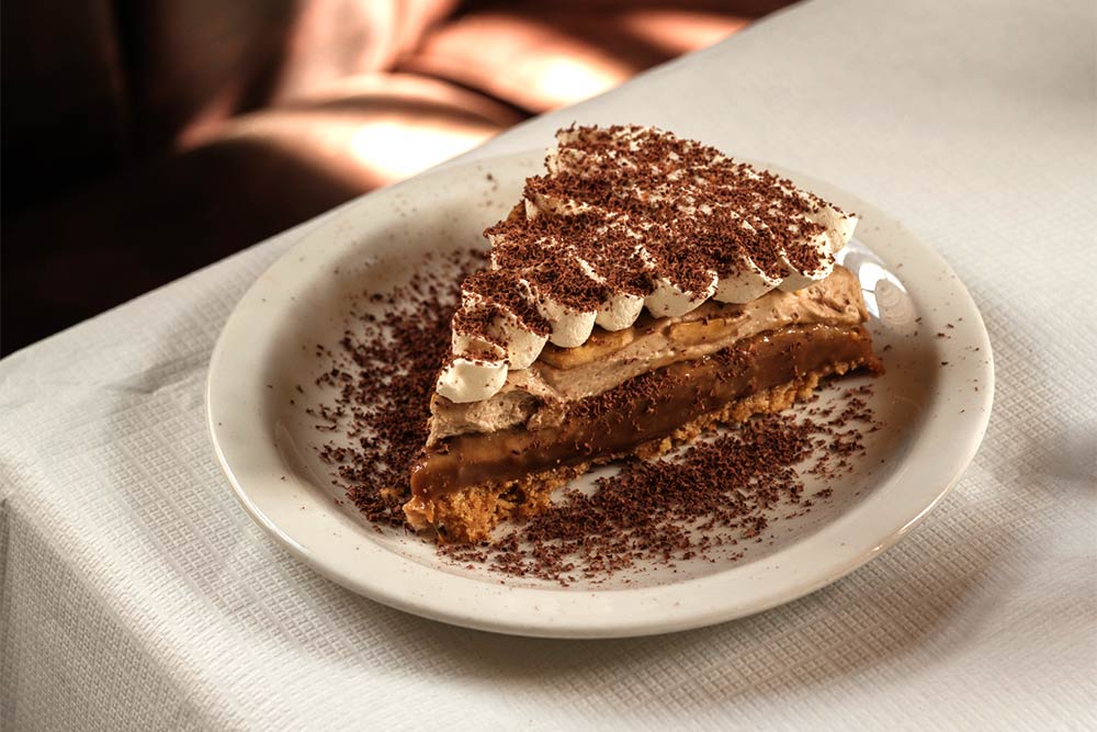 Banoffee pie at The Hart