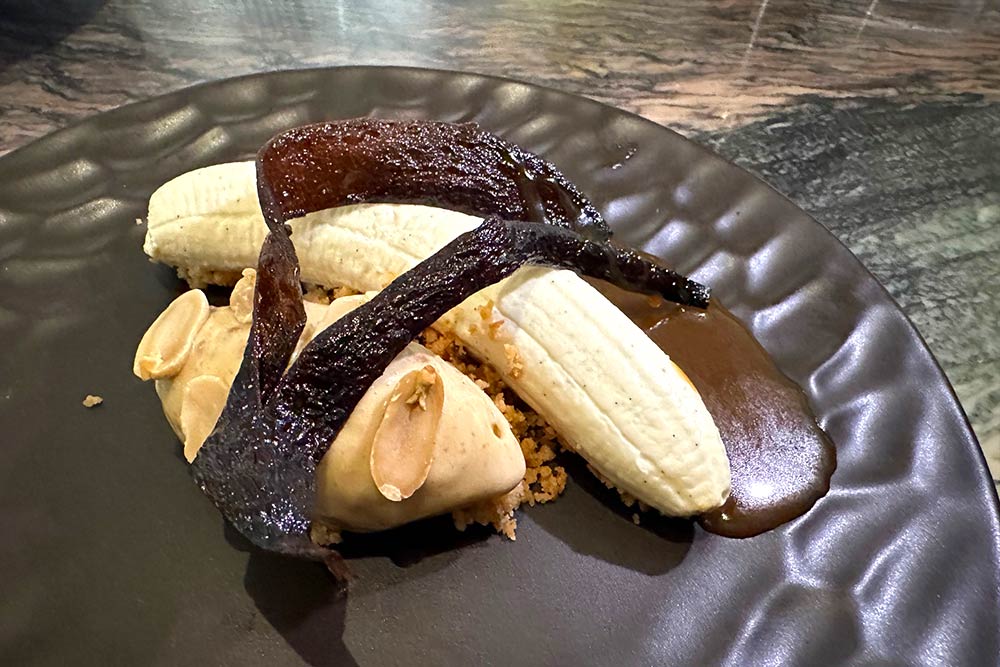 Banana parfait at Roe