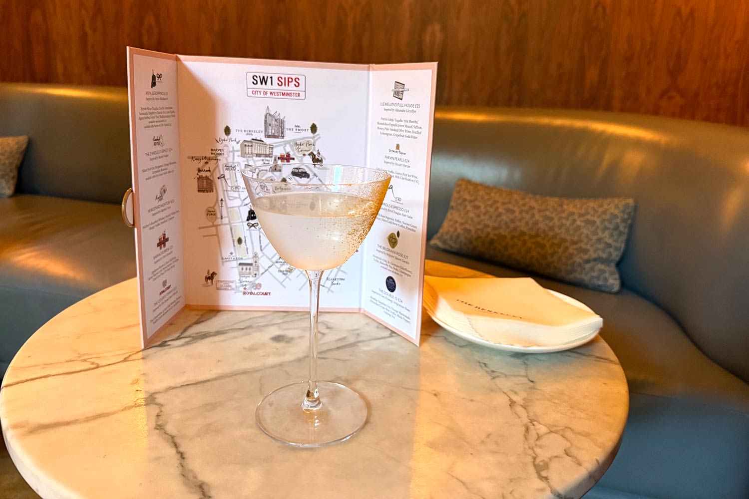 The Berkeley Bar and Terrace (Knightsbridge) - Candlelight gimlet