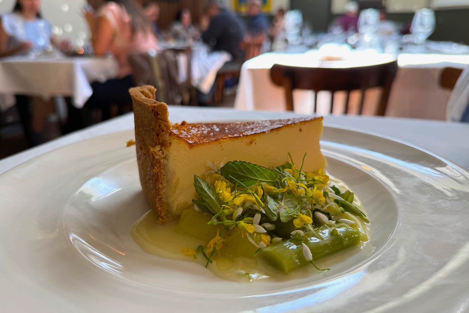 The Golden Tooth (Stoke Newington) - Cheese and custard tart