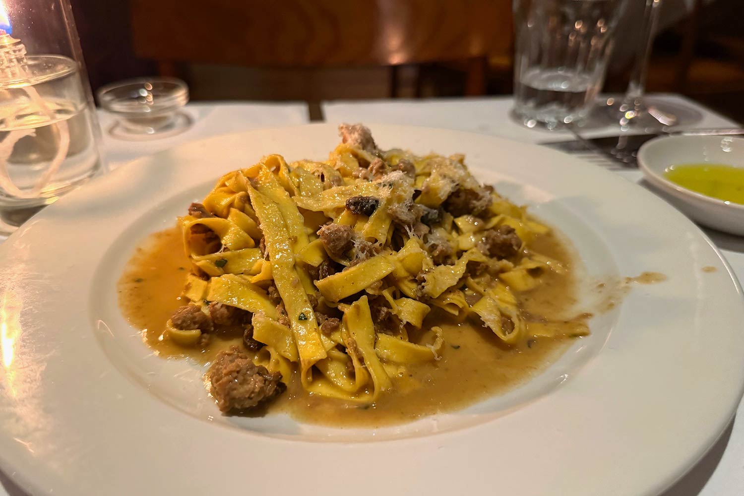 Burro (Covent Garden) - Fettuccine with duck and porcini ragu