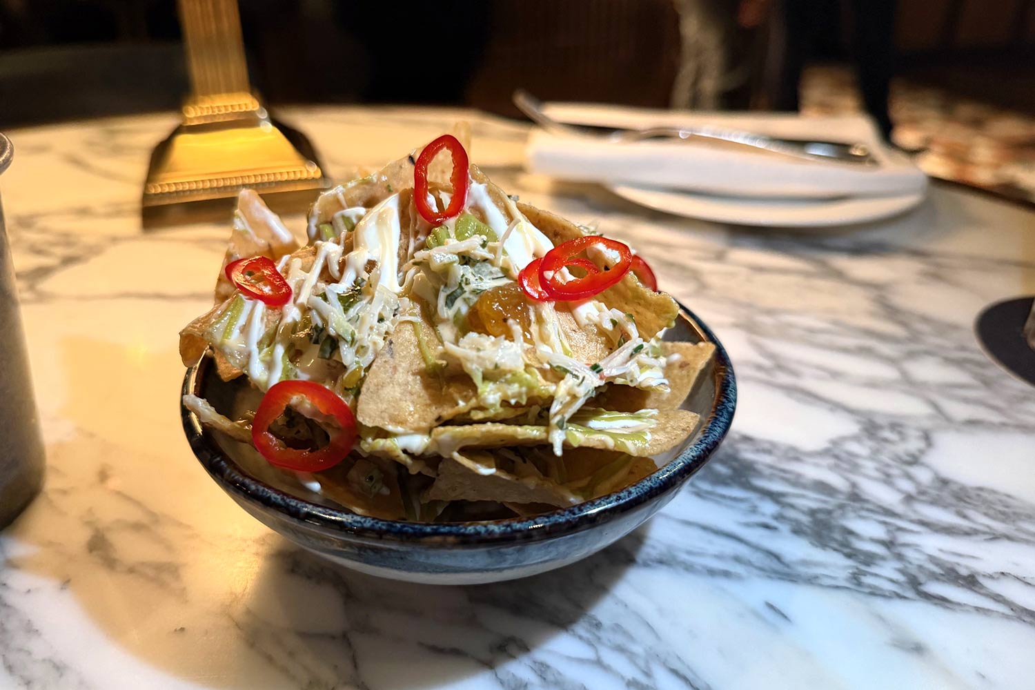 Georgie's Bar (Whitehall) - Crab Nachos