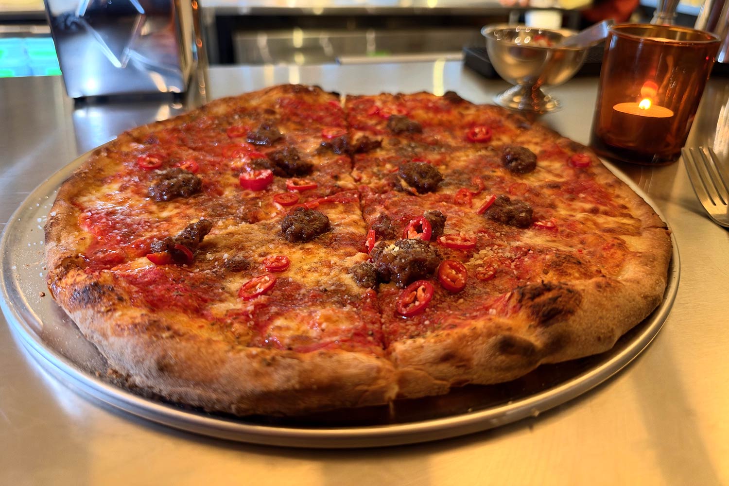 Bunso (Kentish Town) - Longanisa Sausage pizza