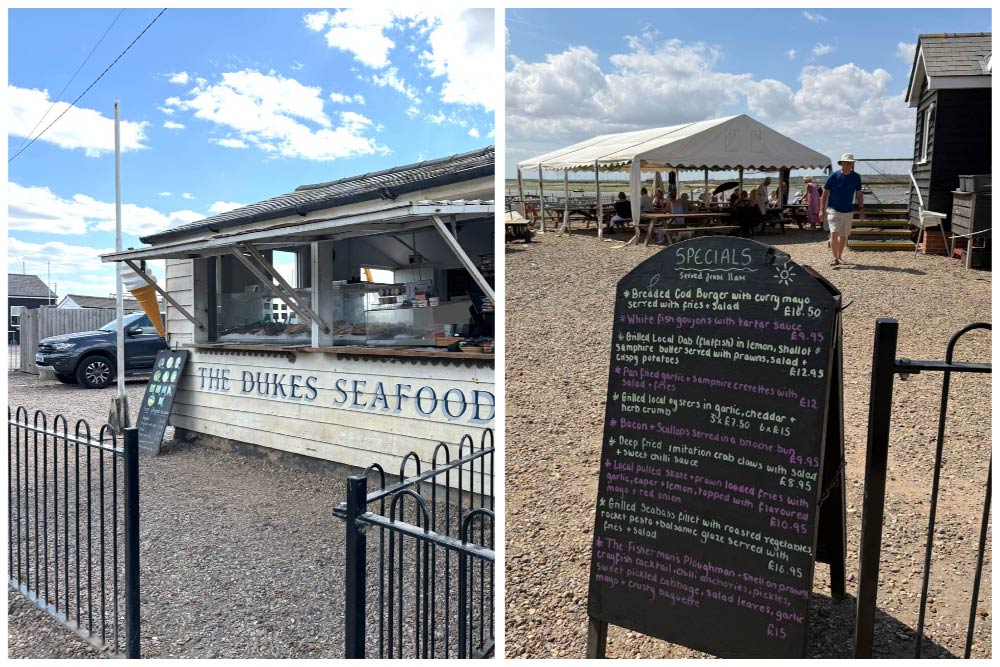 the best places to eat on mersea island