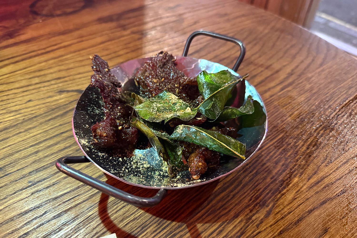 Beef jerky at Khao Bird