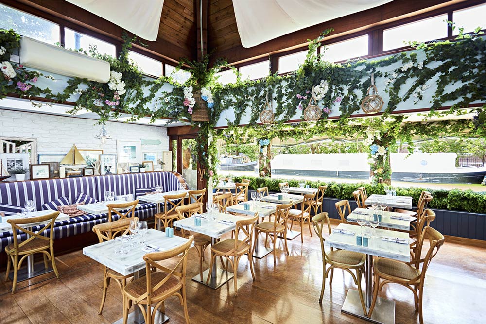 best waterside restaurants london - Summerhouse Little Venice