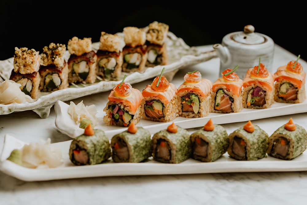 Enjoy a glass of complimentary Champagne at striking new sushi spot Aki London