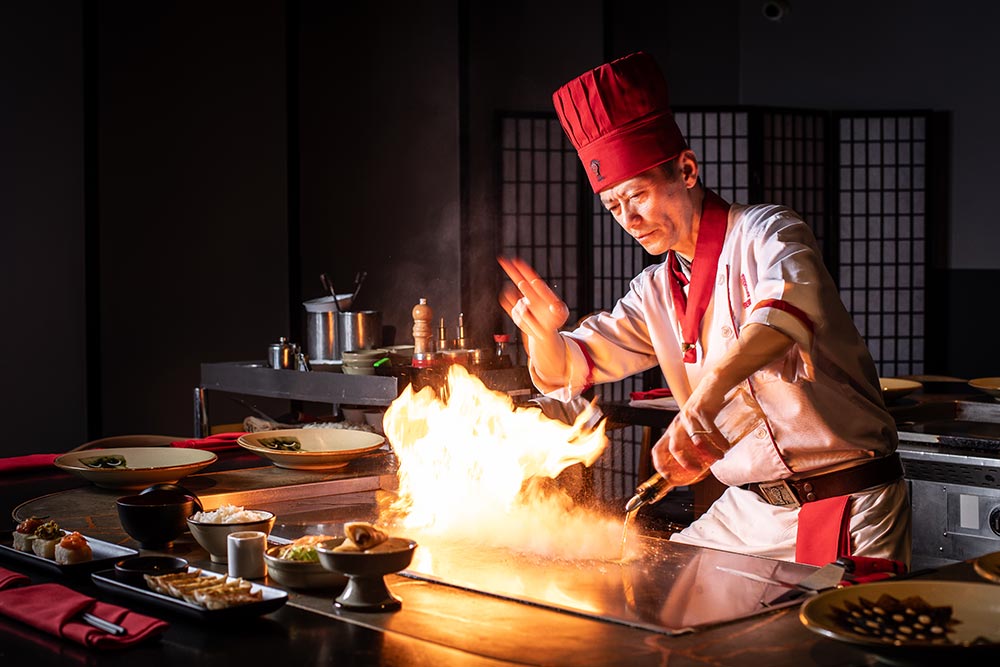 Three courses for just £59 for two people (including a free drink) at Benihana