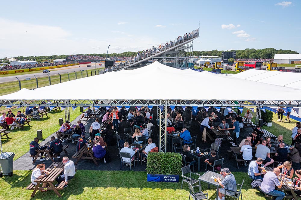Win a trip to Silverstone's Octane Terrace