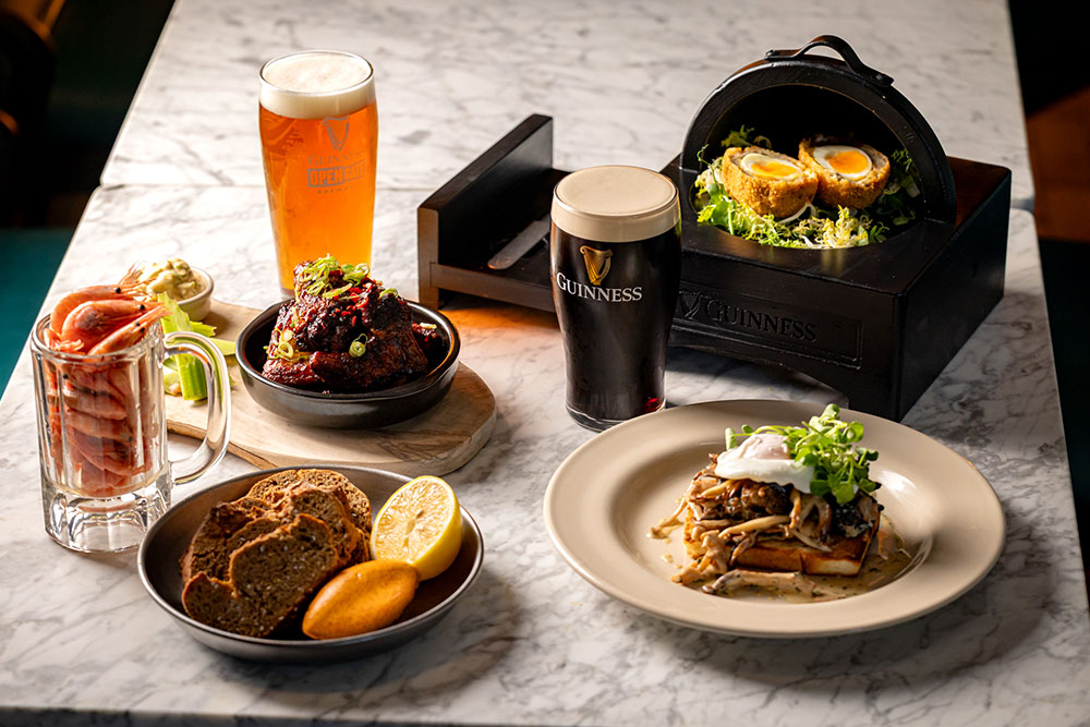 the porter's table guinness brewery restaurant offer