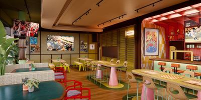 Kerb Social Club is coming to Spitalfields with an American sports bar vibe