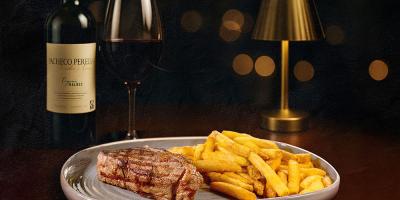 Get the steak, frites and malbec offer at Heliot Steak House for just £19 at the weekend