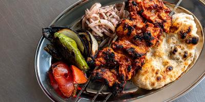 Nora is a modern Turkish restaurant in Canary Wharf from the cafe Beam team