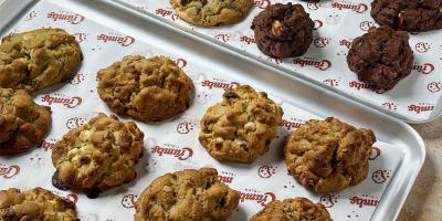 EL&N's new cookie kiosk Crumbs has oversized bakes and cookie flavoured milk at St Pancras