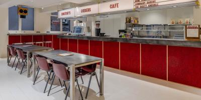 Doctor's Orders is Dr. Martens' new in-store cafe in Soho, serving Dusty Knuckle toasties and Luminary Bakery cakes