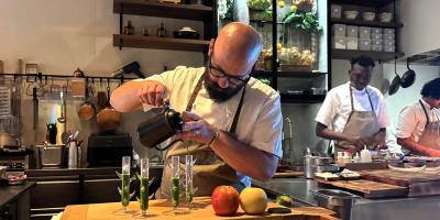 Test driving Aces Foodcraft, where Alex Craciun is creating wonders in a beautiful Fitzrovia kitchen