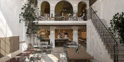 Kinz sees a 1930s bank and vault transformed into a Lebanese restaurant in Notting Hill