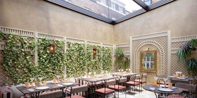 Mour brings the Med to Marylebone, with a hidden courtyard too
