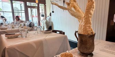 Test Driving Tavern, a modern Shoreditch spot with foot-long pork scratchings and perfect dessert bites