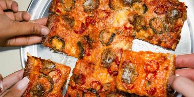 Five Feet Pizza sees the Legare and Watchhouse team unite for teaming up for "fluffy dough" pizzas