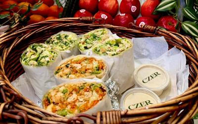 Chopped chicken Caesar wraps are coming to London, courtesy of CZER. This is not a drill.