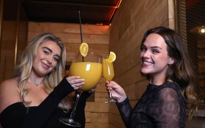 A giant Jason Momoa Mimosa is being served up in London for the week of the Supergirl premiere