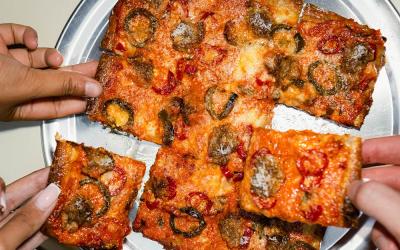 Five Feet Pizza sees the Legare and Watchhouse team unite for teaming up for "fluffy dough" pizzas