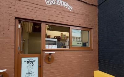 Hackney Wick's got a new hole in the wall pie shop, Donald's, all the way from Wales